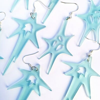 Sci-fi earrings