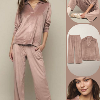 Soft rib 2-piece set
