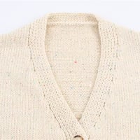 Loose pullover women's design niche temperament sweater - Thumbnail 1