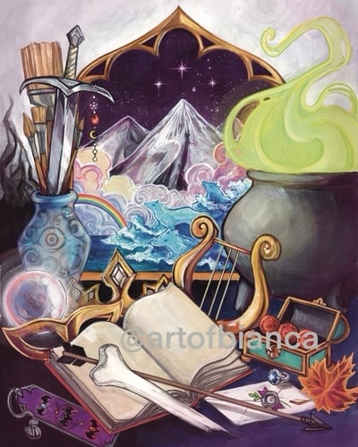 Storybook Court 8x10 Print