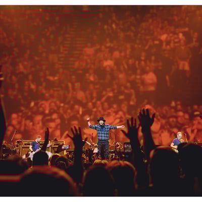 "even flow" las vegas 24.05.18 - pearl jam dark matter tour - large giclée print 24" x 16" - Thumbnail 3