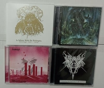 DEATHS COLD WIND, DISSECTION, DAMAGE, DEMONIC LU ST Cds