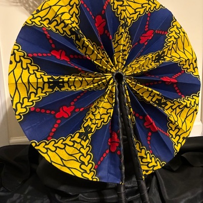 Ankara printed fan xl - Thumbnail 2