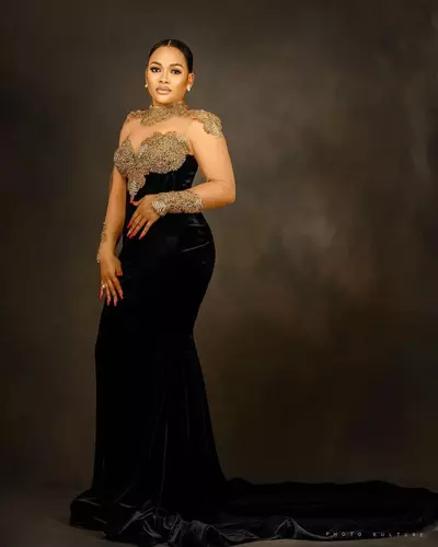 Arabic Aso Ebi Black Mermaid Prom Dresses Lace Beaded Crystals Evening Formal Party Second Reception Birthday Engagement Gowns