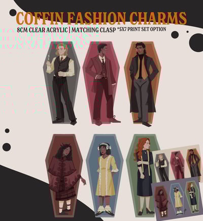 Coffin Fashion Charms [PREORDER]