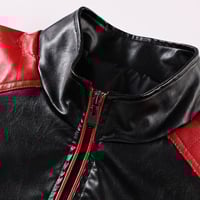 B M W FAUX LEATHER BIKER JACKET  - Thumbnail 6