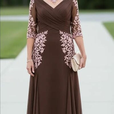 Purple sheath appliques mother of bride/groom dress evening formal gowns 