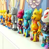 Custom Bearbrick 400% by Swaggerassic "Tattooed Oni” - Thumbnail 8