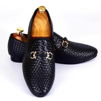 Handmade men's genuine leather shoes - Thumbnail 1