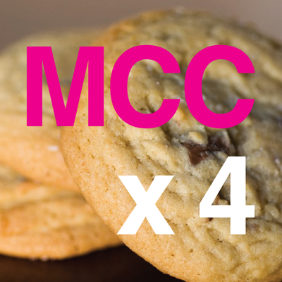 Milk chocolate chunk 4-pack