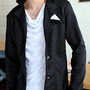 Fashion Korean Style Slim Long Sleeves Causal Shirts 907SJ-T23-38-Light Gray-3