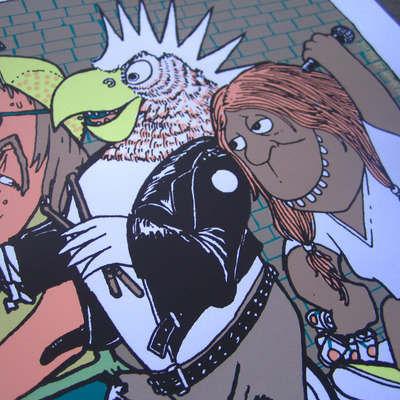 Underground music showcase gigposter