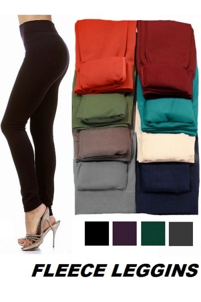Women's Basic Fleece Lined Leggings