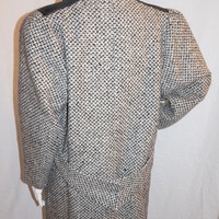 Vintage White & Black Trench Peacoats, Size L - Thumbnail 3