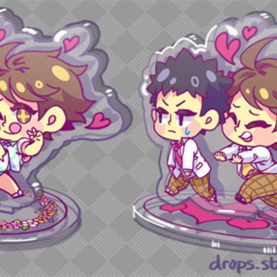 Hq!! oikawa & iwaizumi standees