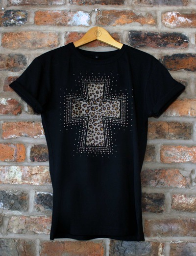 Leopard Print Cross