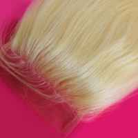 #613 Straight Blonde Lace Closure - Thumbnail 1