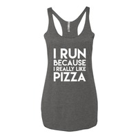 I Really Like Pizza Women's tank top - Thumbnail 2