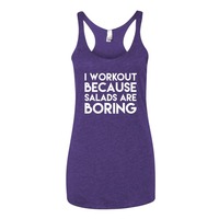 Salads Are Boring Women's tank top - Thumbnail 3