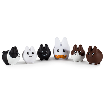 [レア品]Kidrobot labbit ぬいぐるみ 5体セット Kidrobot x Frank Kozik 2.5