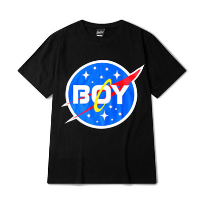 Free Shipping-PLANET BOY TEE IN BLACK