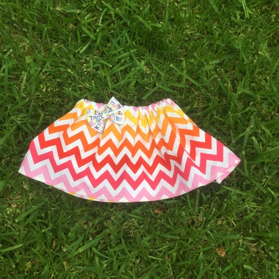 Chevron skirt 