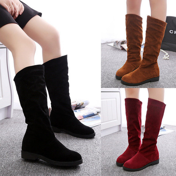New Style Boots and Fashion Leisure Personality All-match Cashmere Boots Shoes