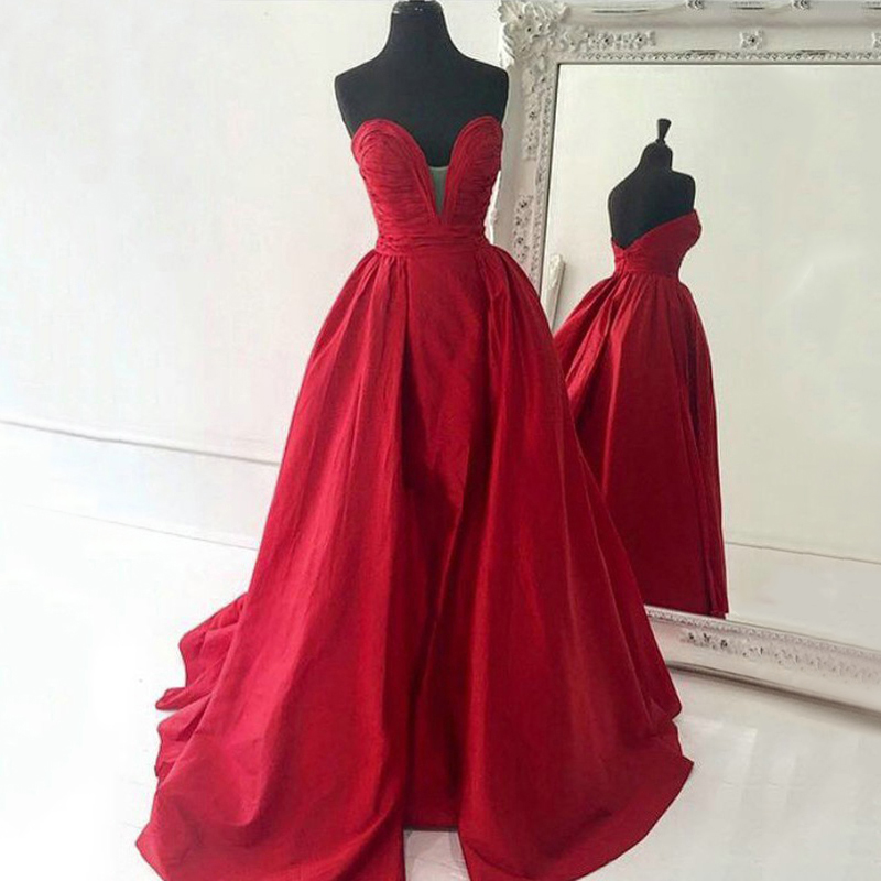 Vintage red prom dress clearance