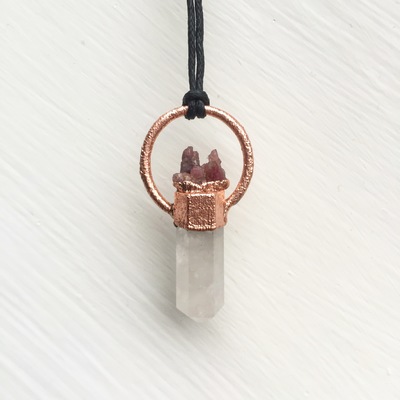 City of tourmalines pendant