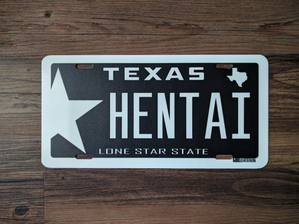 Texas HENTAI Plate
