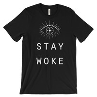 Stay Woke - Unisex Tee - Thumbnail 1