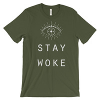 Stay Woke - Unisex Tee - Thumbnail 3