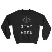Stay Woke - Unisex Sweatshirt - Thumbnail 2