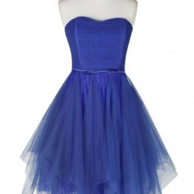 Charming royal blue petty homecoming dress,short prom dresses,cocktail dress,homecoming dress,graduation dress,party dress,short homecoming dress f135 - Thumbnail 5