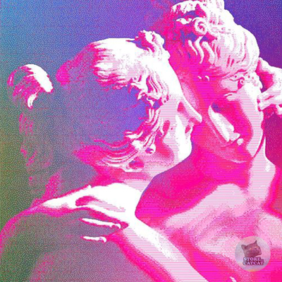 Unisex vaporwave pastel sculpture couple t shirt 