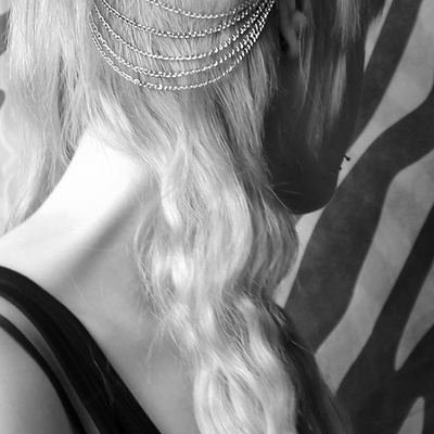 35002 ear cuff hair chain