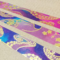 Cosmic-Magical-Girl-Octopus-Chan Washi Tape - Thumbnail 1