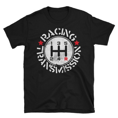 Manual transmission racing cars unisex t-shirt