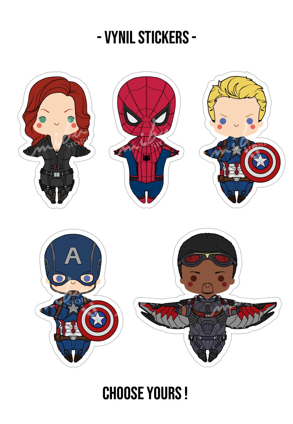 MibuStore · Custom TShirts CIVIL WAR Vinyl Stickers