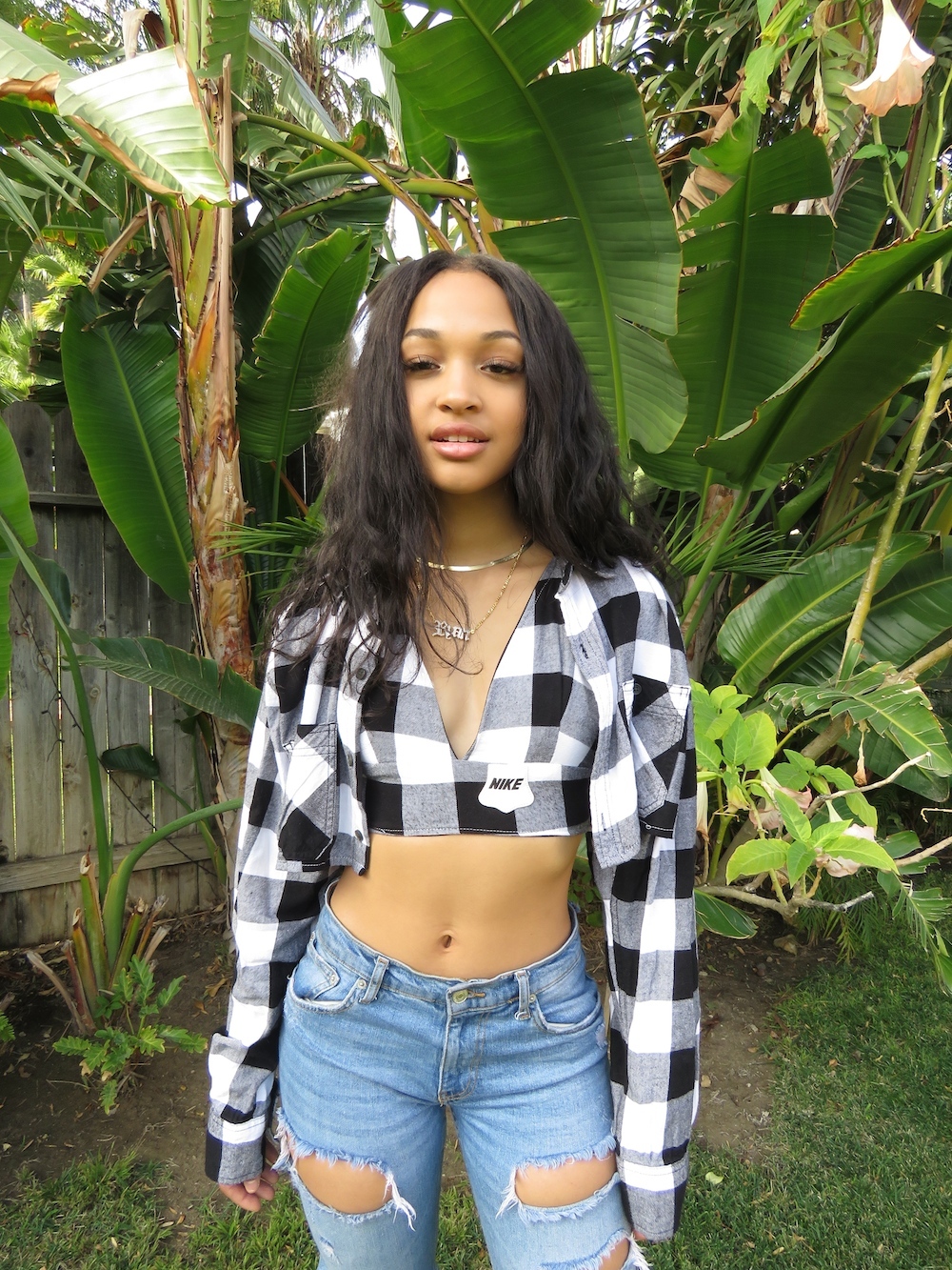 Flannel bralette Clearance