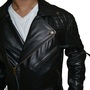 Handmade Men's Columbia Motorbike Quilted Biker Leather Jacket-1