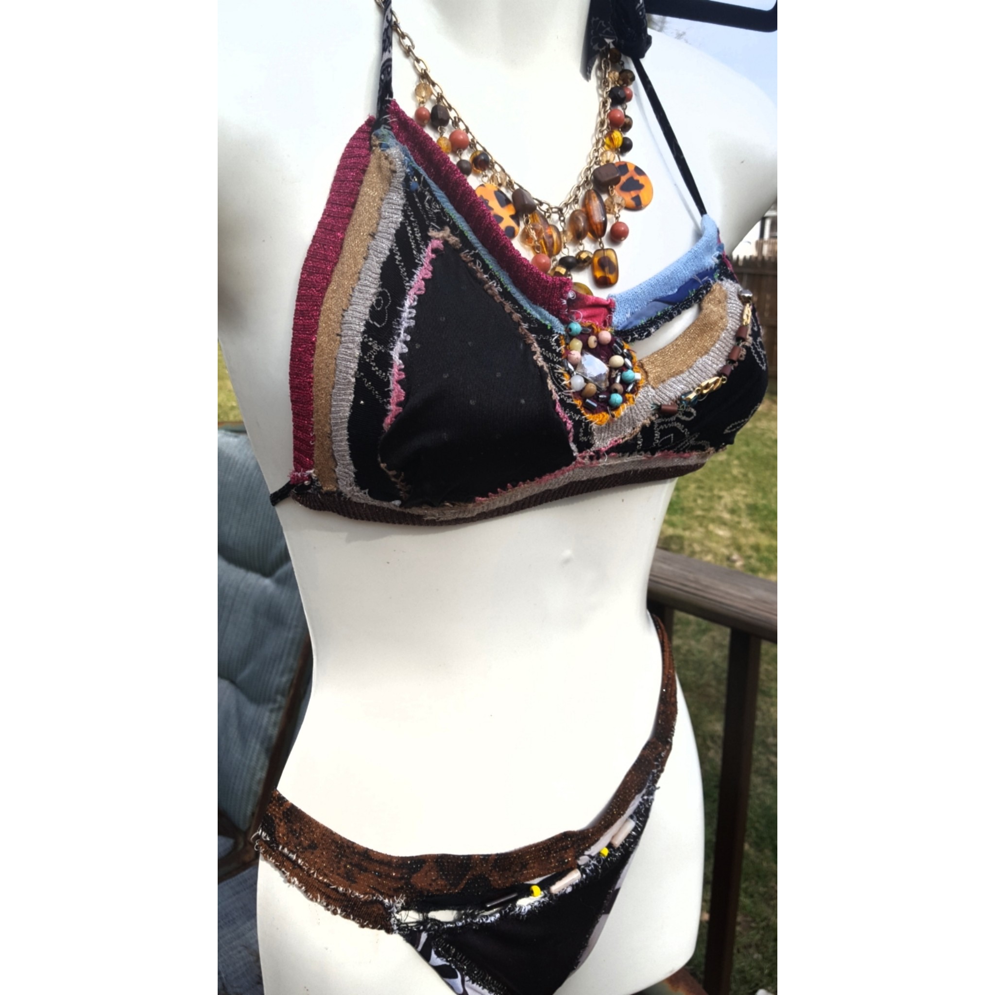 Beaded bikini on Storenvy