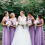 Lilac Chiffon Bridesmaid Dress Long Wedding Party Dress-1